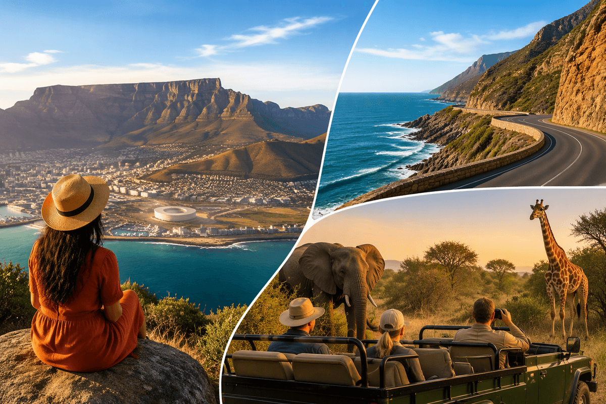 South Africa Tour Packages From Kolkata: Cape Town, Wildlife, and Coastal Stops