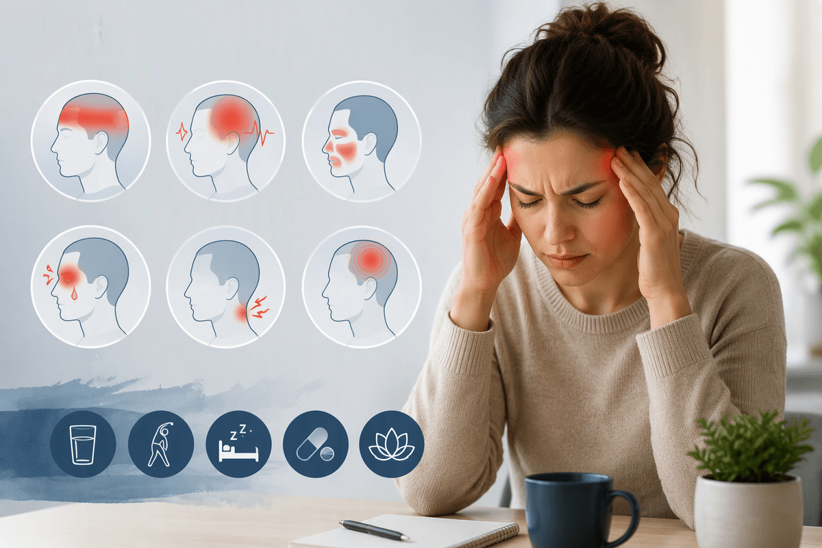 Headaches: Common Types, Treatment Options, and When to Seek Care
