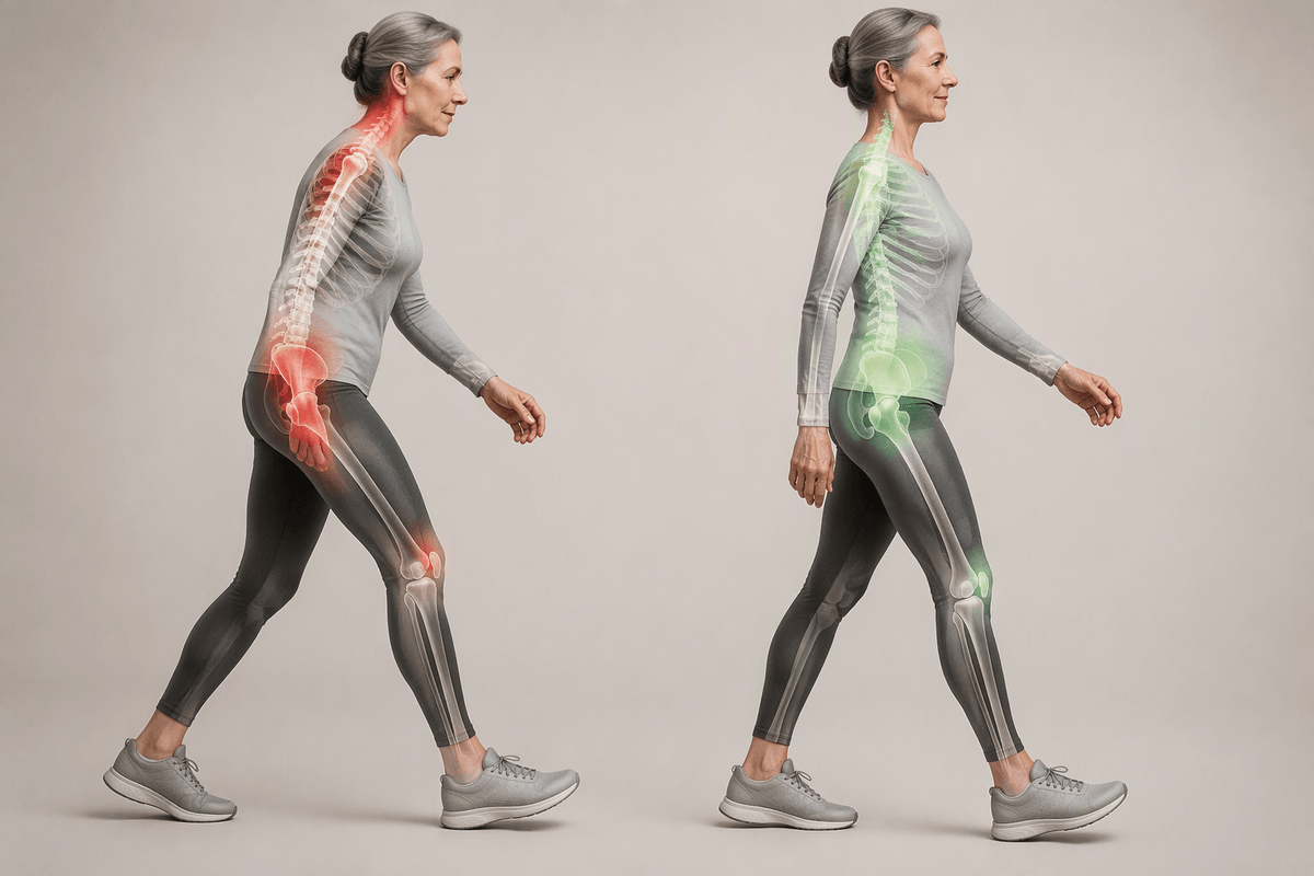 Posture and stride tweaks that reduce aches