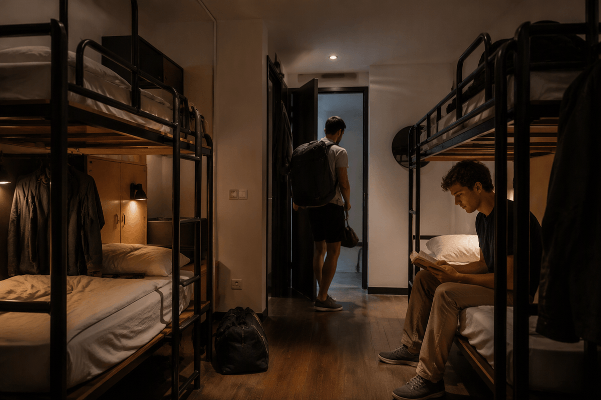 Room types and booking basics: dorms vs privates