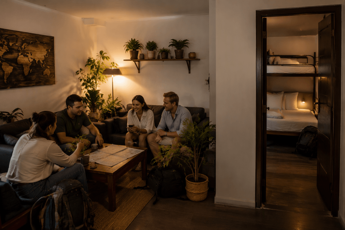 Hostel etiquette and socializing without burnout